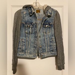 AE Hooded Denim Jacket